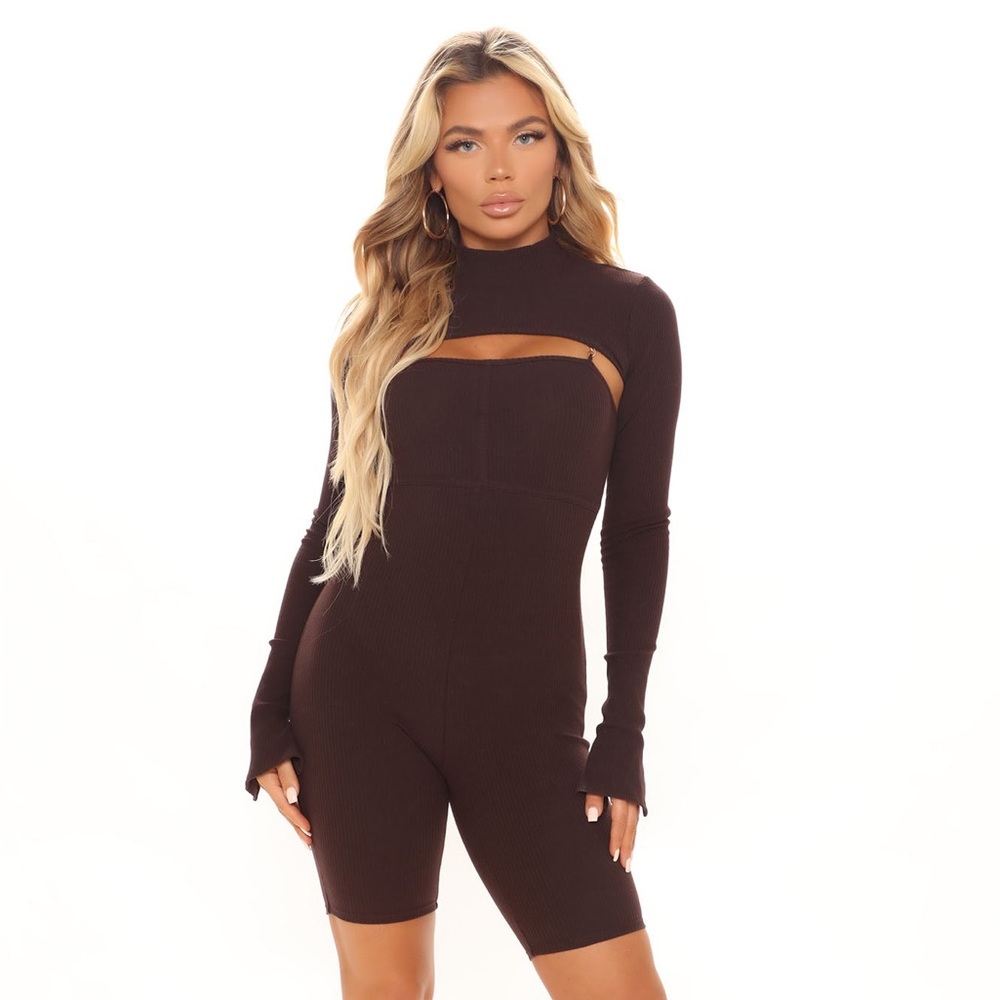 Chocolate Romper Set